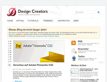 Tablet Screenshot of design-creators.net